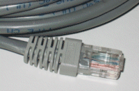 Standard twisted-pair cable usable for most common types of Ethernet