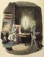 Marley's Ghost by John Leech, 1843