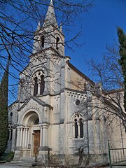 Façade de l'église neuve