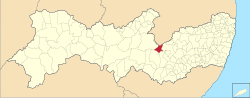 Location in Pernambuco state