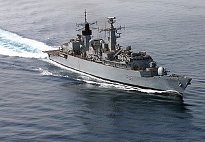 HMS Cornwall (F99), May 2007