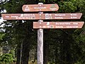 Nationalpark Harz, Wegweiser an der Brockenstraße