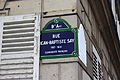 Street signs of Rue Jean-Baptiste Say in Paris