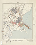 Plan de Sfax par l'Armée de terre des États-Unis en 1942.