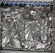 14th-century silversmith, Christ Visiting the Baptist in the Wilderness