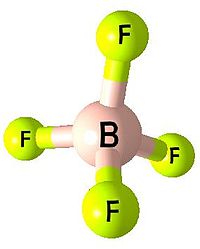 Tetra(fluorido)boritanový anion