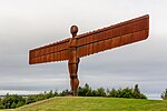 The Angel of the North av Antony Gormley, 1998. Gateshead