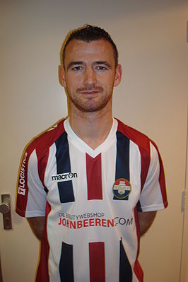 Robbie Haemhouts in het shirt van Willem II seizoen 2013/2014