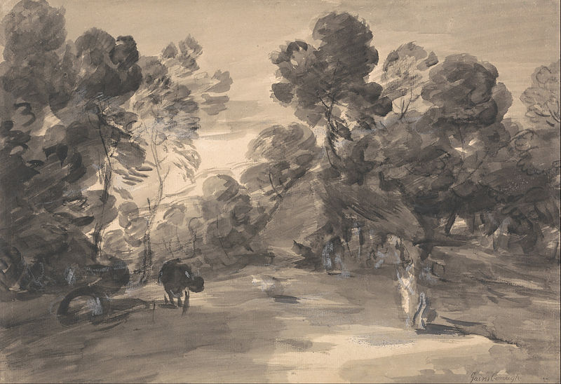 File:Thomas Gainsborough - Wooded Landscape with Figures, Cottage and Cow - Google Art Project.jpg