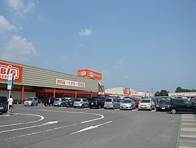 岐阜池田店 (左側建物が元メガマート)