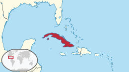 Map of Cuba