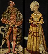 Henri de Saxe et sa femme 1514, Dresde