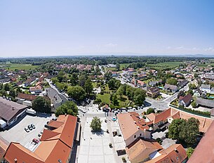 Ortszentrum von Fernitz mit Erzherzog-Johann-Park