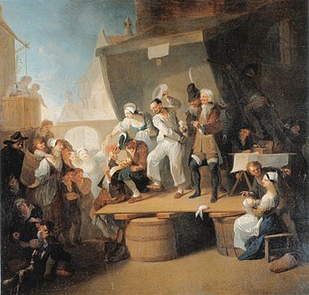 Un chirurgien barbier au travail (avant 1785) Staatsgalerie Altdeutsche Meister Augsbourg