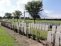 La section militaire 1918 du cimetière communal.