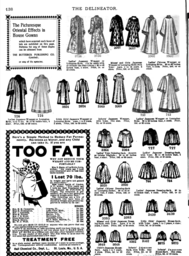 San Toy (#4777), the Ladies' Chinese dressing or lounging sack, a design published in 1901 in The Delineator, Volume 57, p. 210