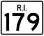 Route 179 marker