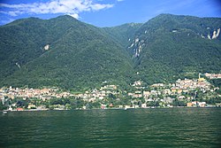 Skyline of Pognana Lario