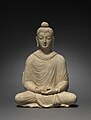 52 Afghanistan, Gandhara, Hadda, late Kushan Period - Seated Buddha - 1967.39 - Cleveland Museum of Art uploaded by Madreiling, nominated by Yann,  18,  0,  0