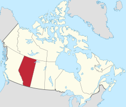 Alberta - Localizzazione