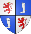 Blason de la commune de Belgique Linter contenant deux jambières.