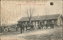 Arrivée des réservistes (fonds photographique Ad.Weick).