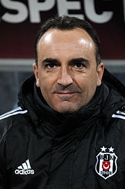 Carvalhal als hoofdtrainer van Beşiktaş in 2011