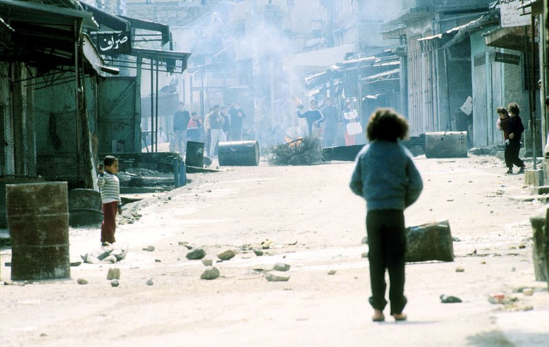 File:Intifada in Gaza Strip, 1987 II Dan Hadani Archive.jpg