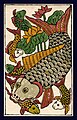 Modern[when?] woodcut Carp Painting, Đông Hồ painting, Vietnam.