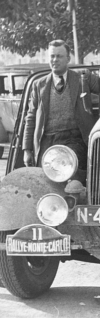 Johannes Menso, Rally Monte Carlo 20 jan 1934