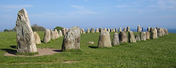 Ales Stenar, in stienskip yn Sweden