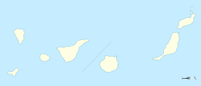 Carte des aéroports aux Îles Canaries