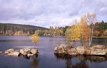 Der Fichtelsee im Fichtelgebirge