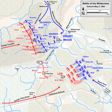 Actions in the Wilderness, May 5, 1864.