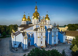 Catedral de San Miguel de Kiev, en estilo barroco ucraniano