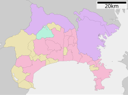 亀ヶ谷坂の位置（神奈川県内）