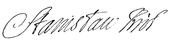 Firma de Estanislao I Leszczynski