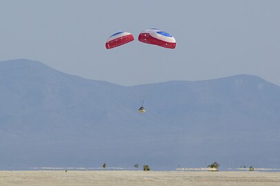 Starliner lands in White Sands, New Mexico