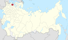 Location in the Russian Empire