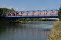 près Flaesheim, le pont (Brücke Flaesheimer Strasse) sur le Wesel-Dattelnkanal