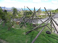 Chimp enclosure, Belfast Zoo - geograph.org.uk - 1848080.jpg