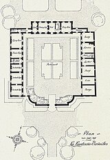 Plan intérieur de la Lanterne en 1926