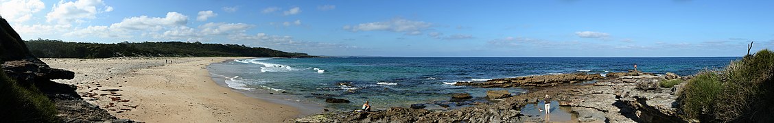 North beach from Willinga Point in the township of Bawley Point, New South Wales