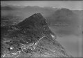 Carona und Monte San Salvatore. Aufnahme von Werner Friedli, 1954