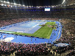 Stade de France lors des 100 ans de la Fédération française de football contre l'Islande