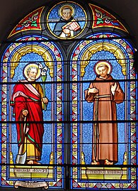 Louis-Victor Gesta : saint Joseph - saint François d'Assise.