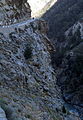 Steep cliffside a few kilometres north of Reckong Peo along the NH22.