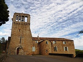 The church in Faugères