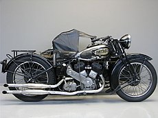 AJS Model 35/2 uit 1935.