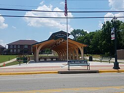 Pavilion at Fred Wiche Park In Simpsonville, Kentucky